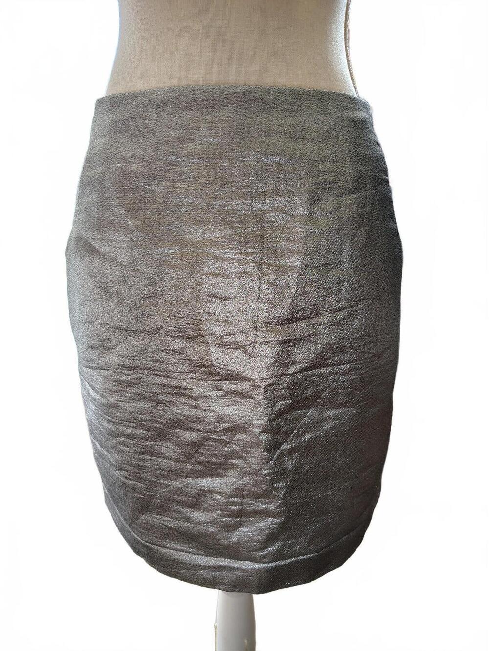H&M silver skirt size 10